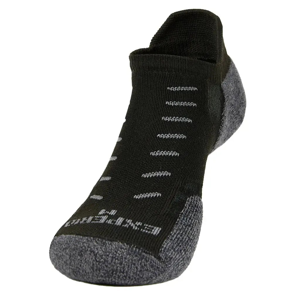 Experia Techfit Light Cushion No Show Tab Rocket Grip Socks Black SolidTienda Tennis