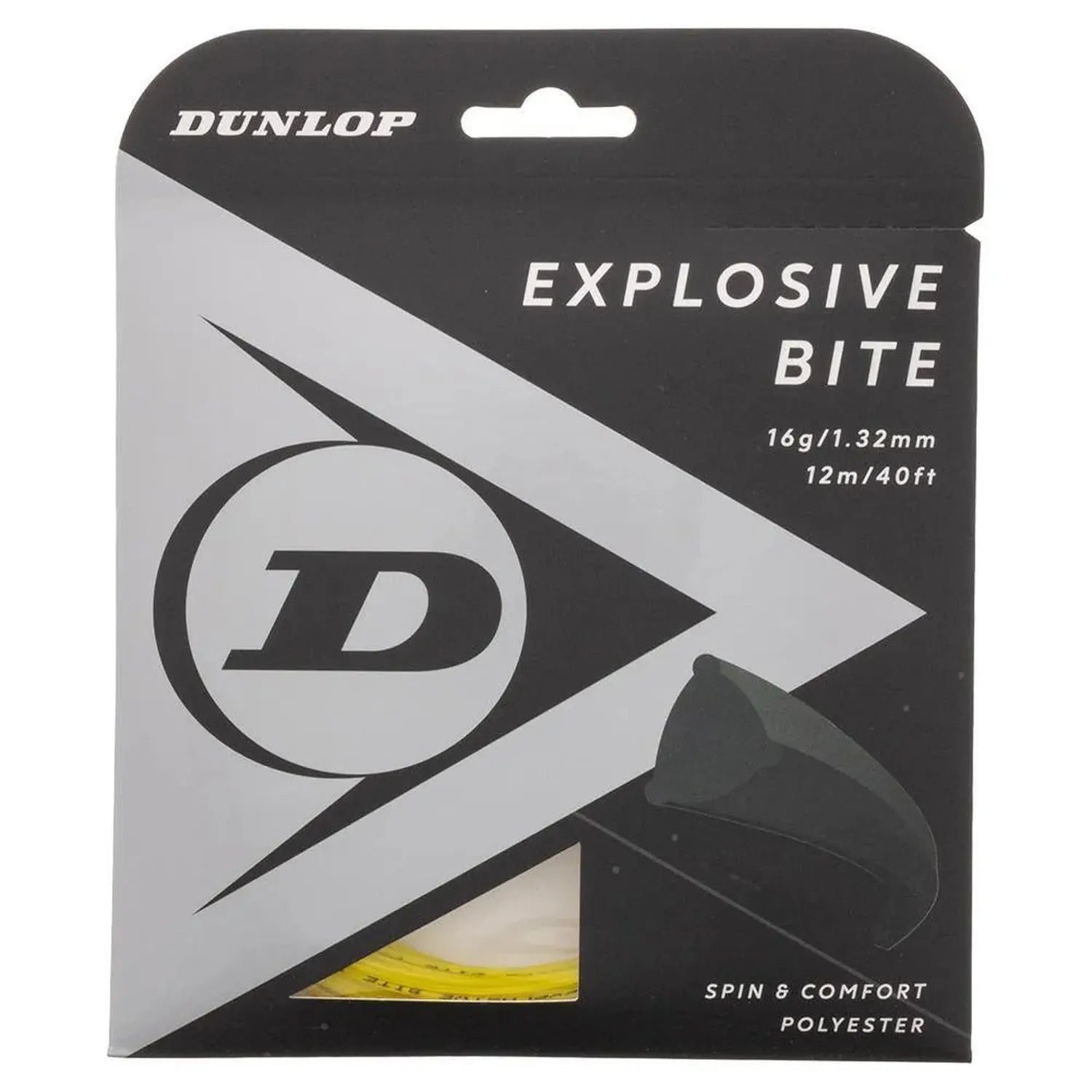 Explosive Bite Yellow 16G Tennis StringTienda Tennis