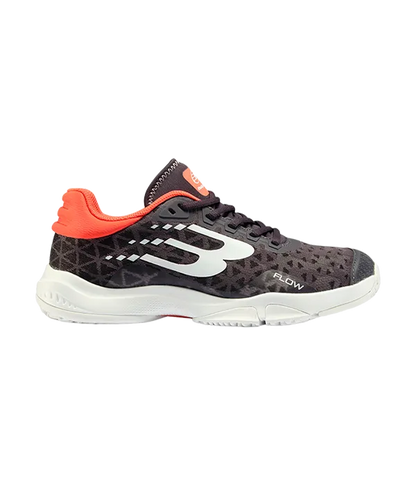 Padel Shoes Bullpadel Flow 24I Gris oscuro/Naranja
