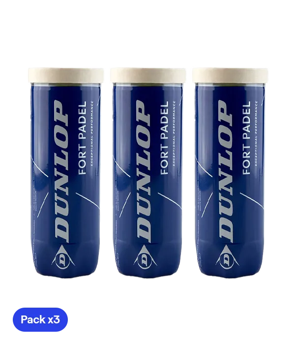 Balls  Dunlop Fort Padel (Pack x3)