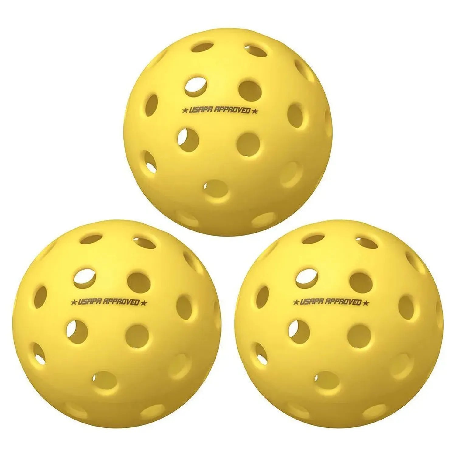 Fuse G2 Outdoor Pickleballs Yellow 3 - PackTienda Tennis