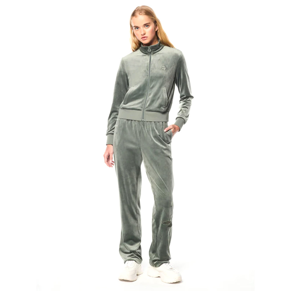 Sergio Tacchini Nuvola Velour Track Pant | Agave Green