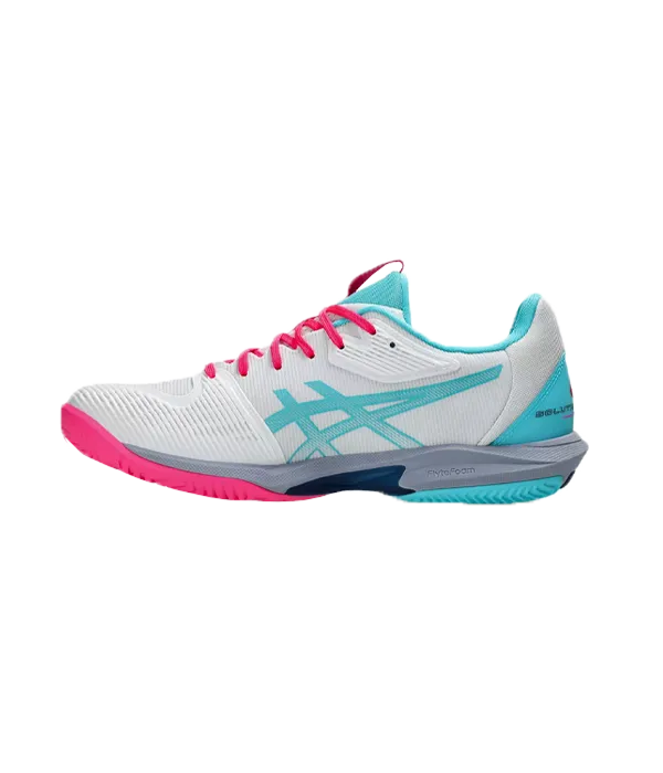 Padel Shoes Asics Solution Speed FF 3 Padel White/Hot Pink 2025
