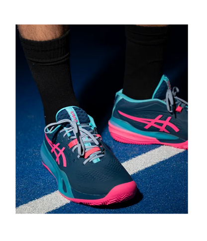 Padel Shoes Asics Gel-Resolution X Padel Mako Blue/Hot Pink 2025