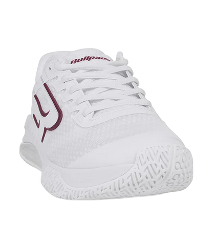 Padel Shoes Bullpadel Elite 25I Mujer Blanco/Granate 2025