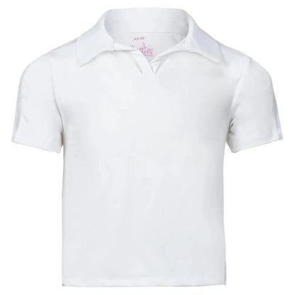 Girls' Cropped Tennis PoloTienda Tennis