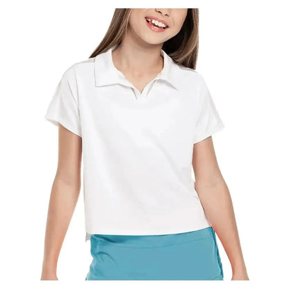 Girls' Cropped Tennis PoloTienda Tennis