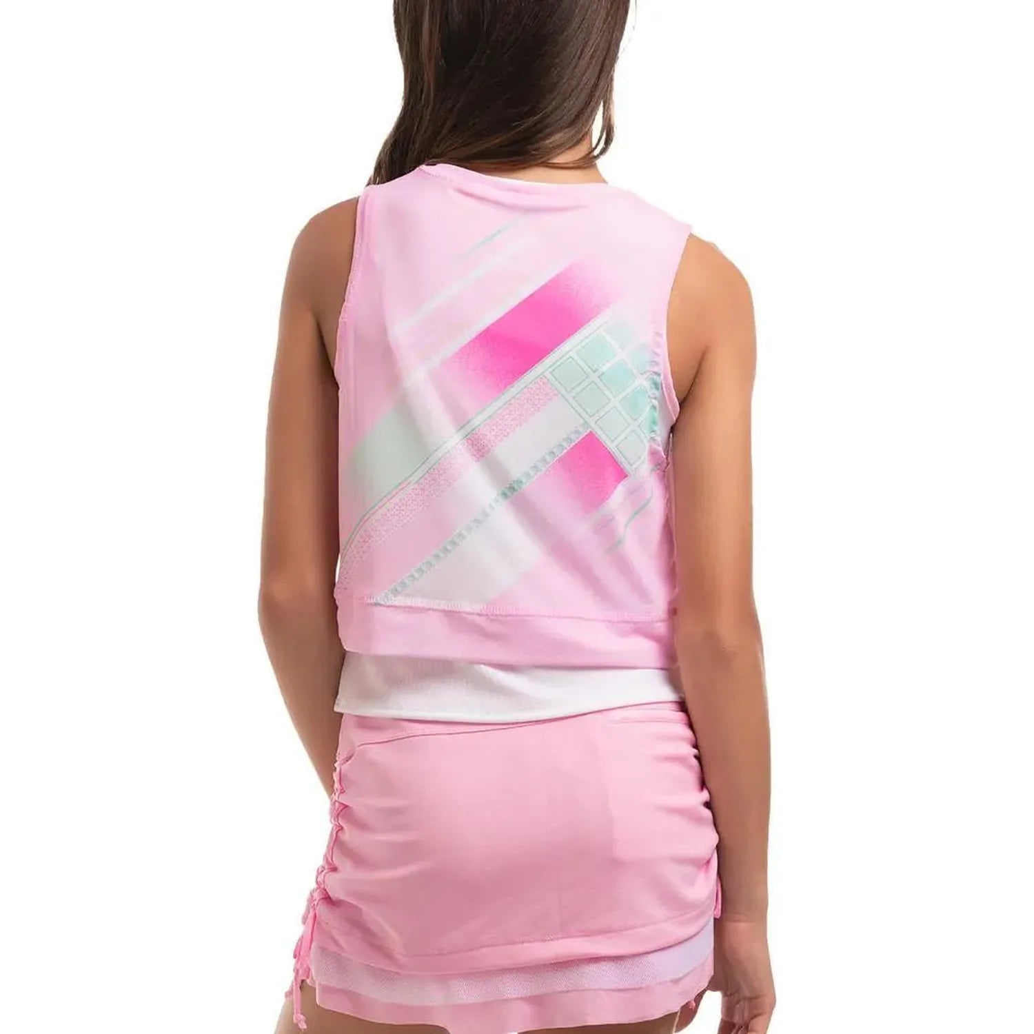 Girl's Deco In Love Tennis Tank WhiteTienda Tennis