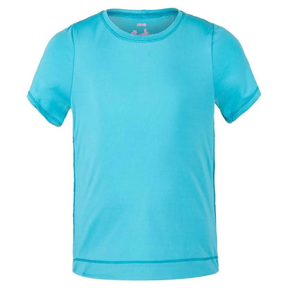 Girls' Dynamic High - Low Short Sleeve Tennis TopTienda Tennis