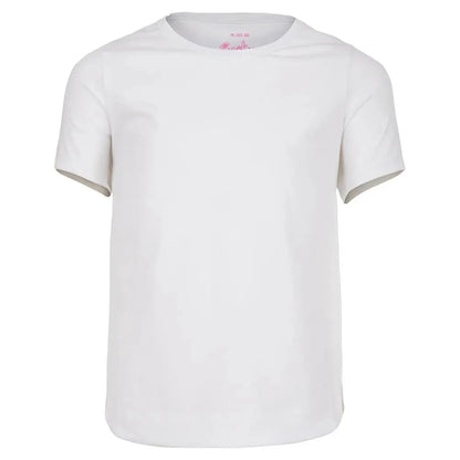 Girls' Dynamic High - Low Short Sleeve Tennis TopTienda Tennis