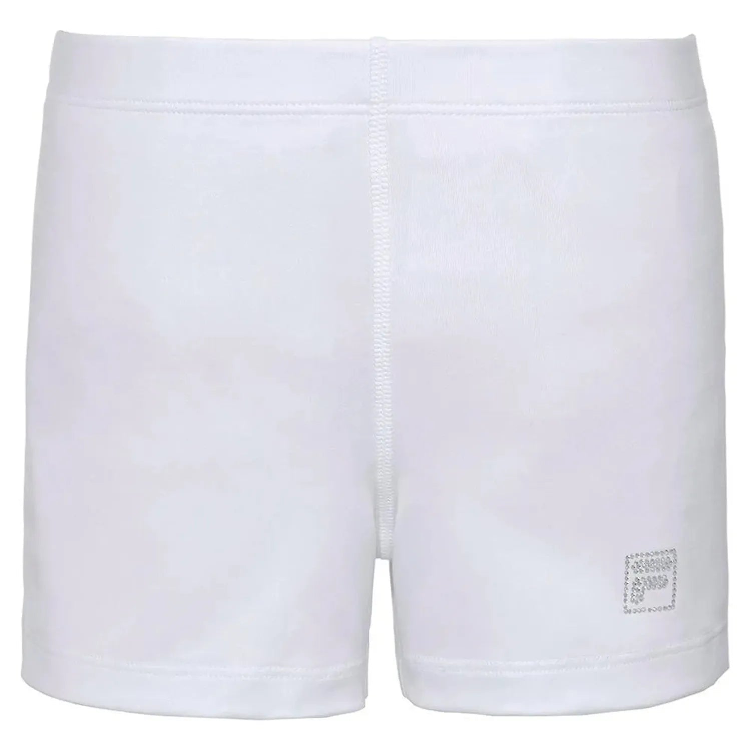 Girls' Essentials Tennis Ball Short WhiteTienda Tennis