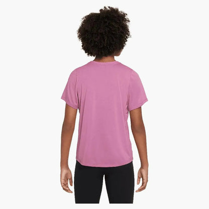 Girls' Fitted Dri - FIT Short - Sleeve Top Magic FlamingoTienda Tennis