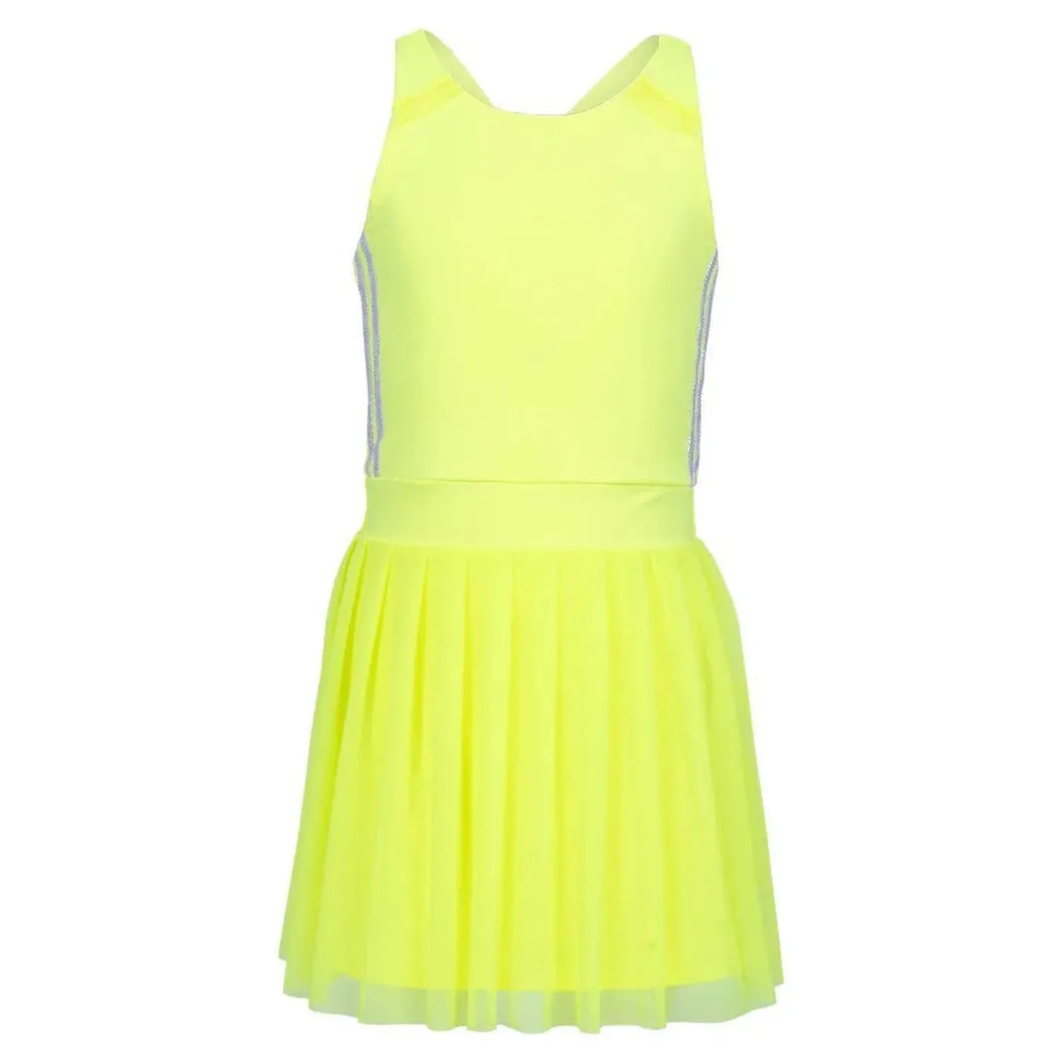 Girls' Game Time Tennis Dress Neon YellowTienda Tennis