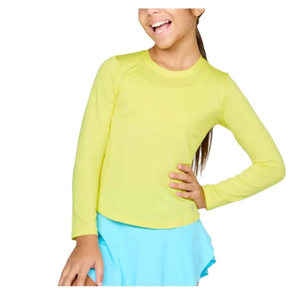Girls' Long Sleeve Tennis TopTienda Tennis