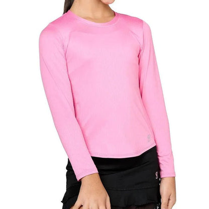 Girls' Long Sleeve Tennis TopTienda Tennis