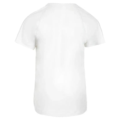 Girls' Notched Collar Tennis Top WhiteTienda Tennis