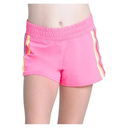 Girls' Prisma Stripe Tennis Short PinkTienda Tennis