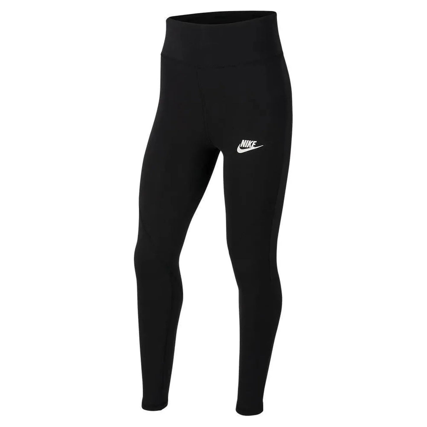 Girls' Sportswear Favorites High - Waisted Leggings Black and WhiteTienda Tennis