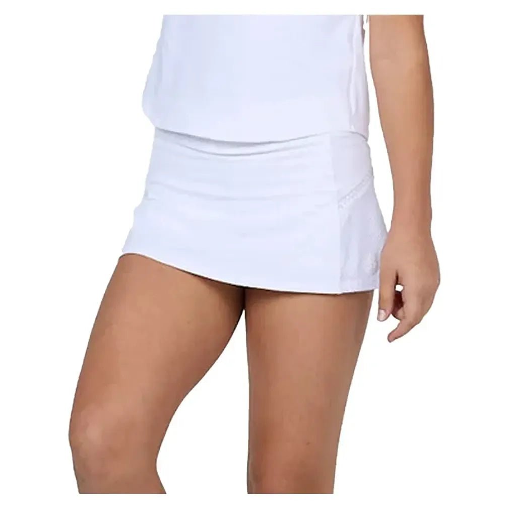 Girls' Tennis Skort WhiteTienda Tennis