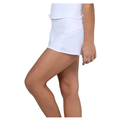 Girls' Tennis Skort WhiteTienda Tennis