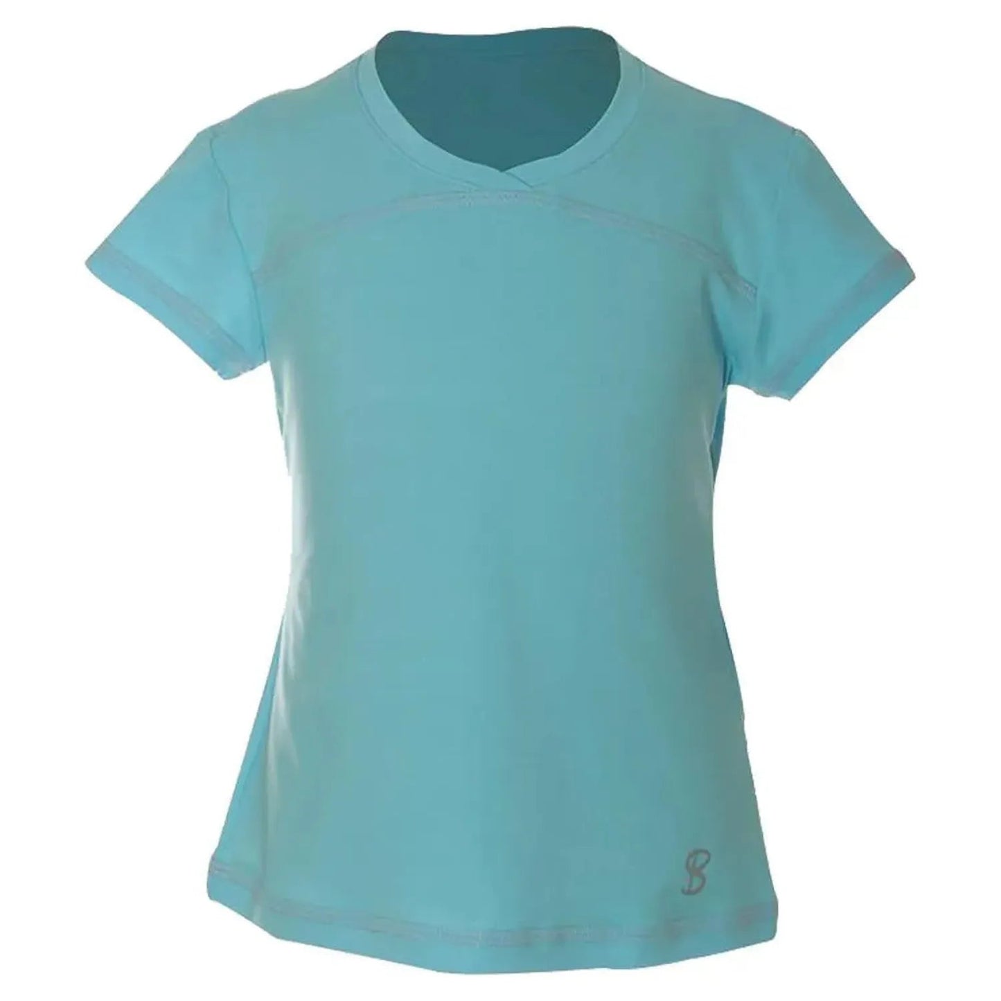 Girls' UV Colors Short Sleeve Tennis Top BabyboyTienda Tennis