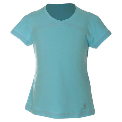 Girls' UV Colors Short Sleeve Tennis Top BabyboyTienda Tennis