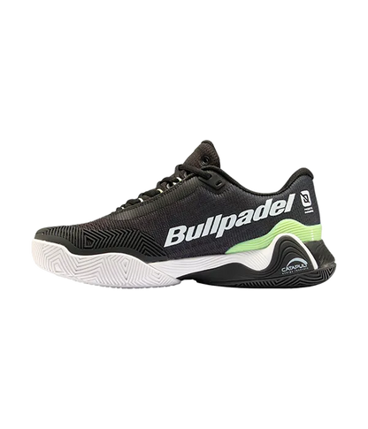 Padel Shoes Bullpadel Hack Vibram 24I Negro/Verde