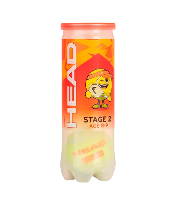Balls  HEAD Stage 2 (8/9 años) (Pack x3)