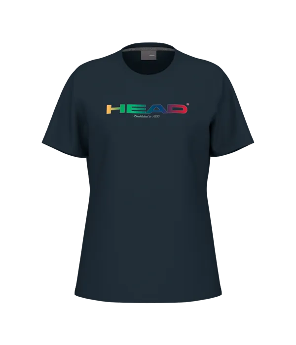 Camiseta Head Rainbow Mujer Navy