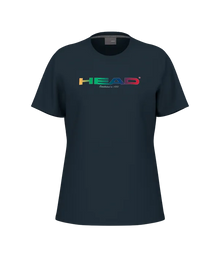 Camiseta Head Rainbow Mujer Navy