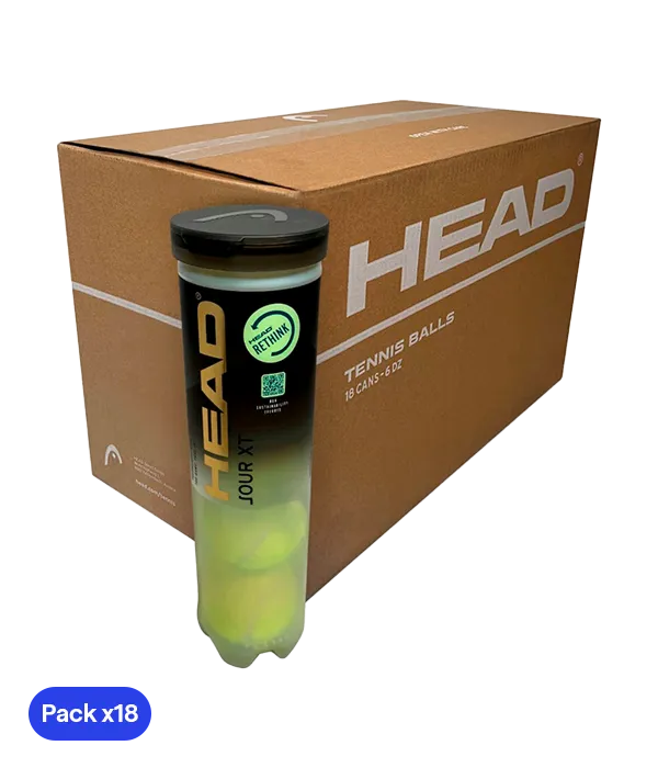 Box Balls  HEAD Tour (x4)(Pack x18)