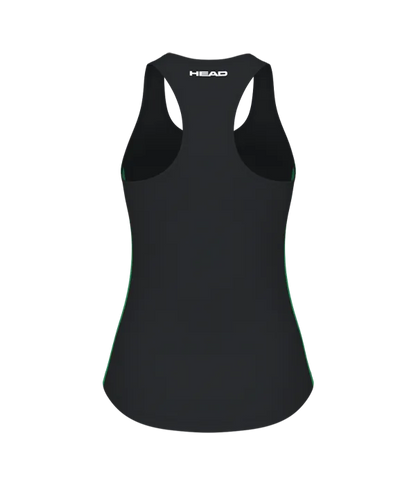 Camiseta de Tirantes HEAD Spirit Negro Mujer