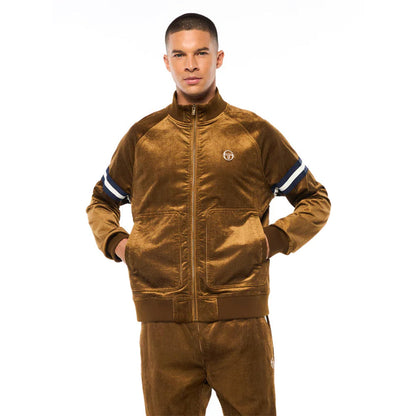 Sergio Tacchini Cordurato Track Jacket |  Bronze Brown