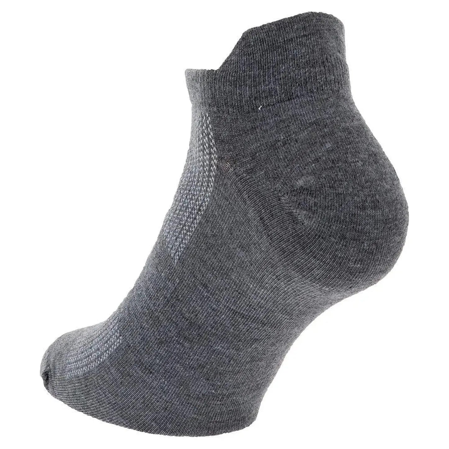 High Performance Ultra Light Cushion No Show Tab Socks Heather GrayTienda Tennis
