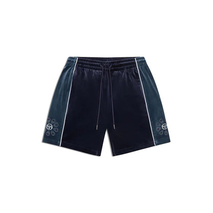 Sergio Tacchini Cresta Velour Short | Maritime Blue