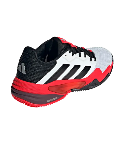 Padel Shoes Adidas Barricade 13 CL Blanco/Rojo