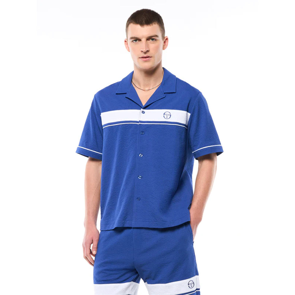 Sergio Tacchini Annata Cabana Shirt | Deep Ultramarine