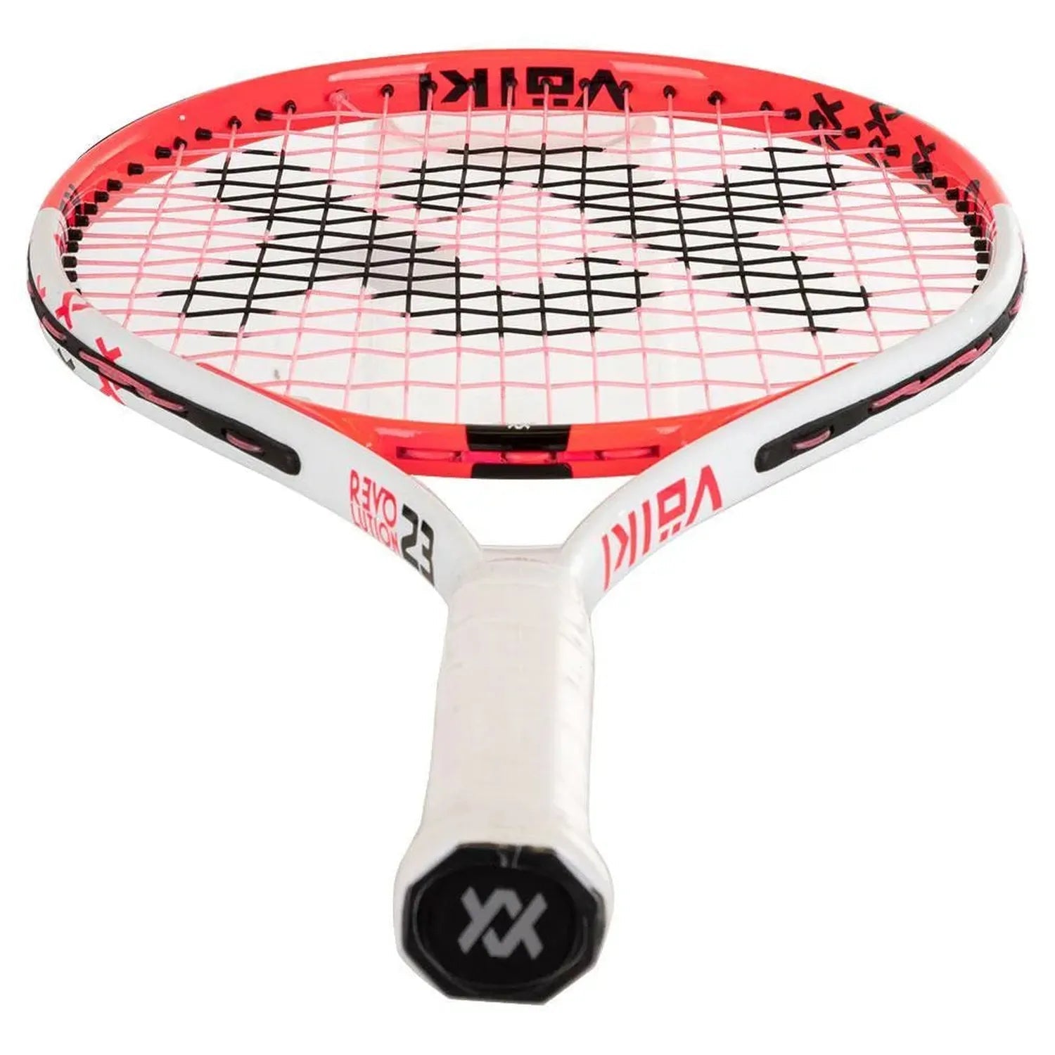 Juniors' Revolution 23 Prestrung Tennis Racquet White and Hot PinkTienda Tennis