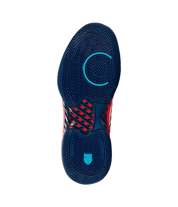 Padel Shoes K-Swiss Express Light 3 Blanco/Rojo Sanyo