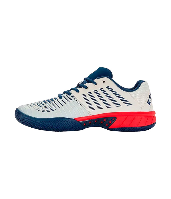 Padel Shoes K-Swiss Express Light 3 Blanco/Rojo Sanyo