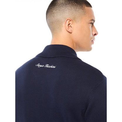 Sergio Tacchini Cipri Knit Cardigan | Maritime Blue