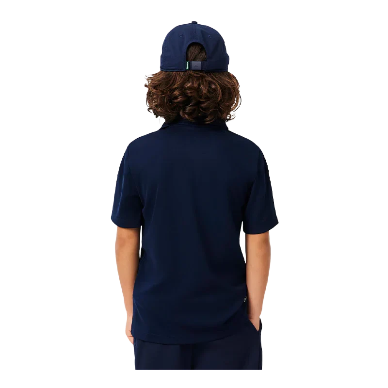 Polo Lacoste Ultra Dry Junior Azul Marino 2026