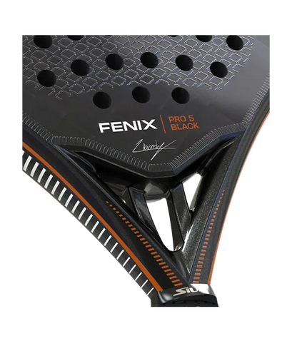 Siux Fenix Pro 5 Black 2025 Leo Augsburger Padel Racket