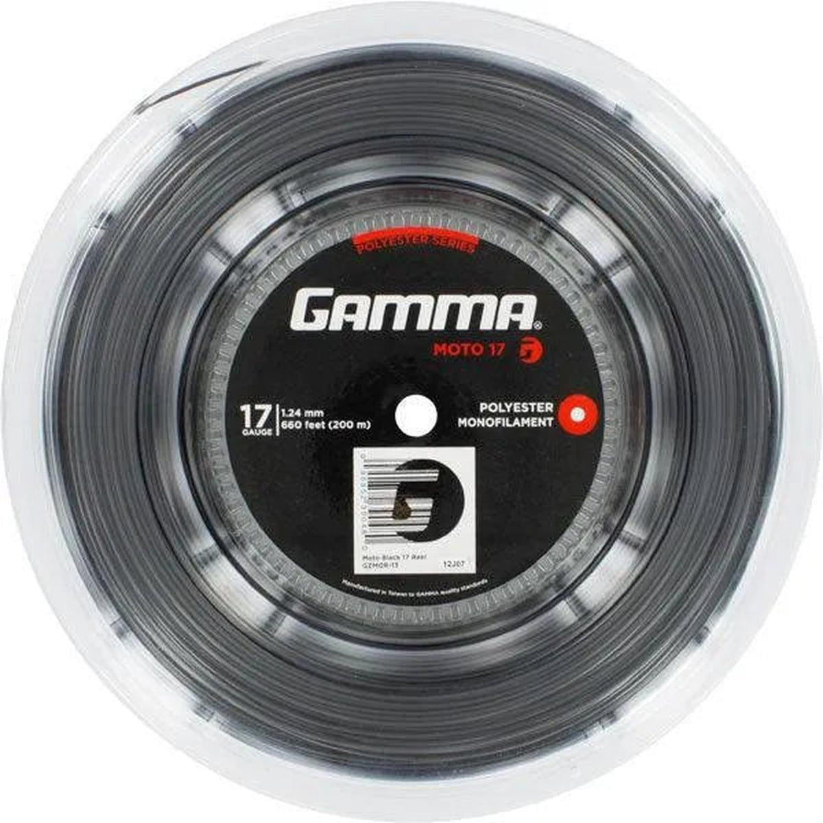 Moto 17G Tennis String Reel Black-Strings-Gamma-, [current_file_name-Tennis Express