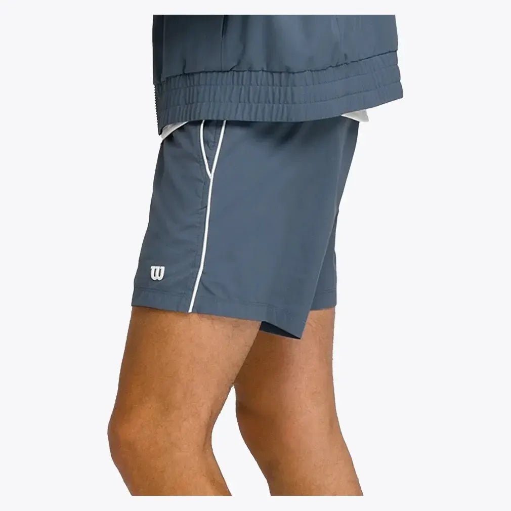 Men's 6 inch Unlined Volley Tennis Shorts Slate BlueTienda Tennis
