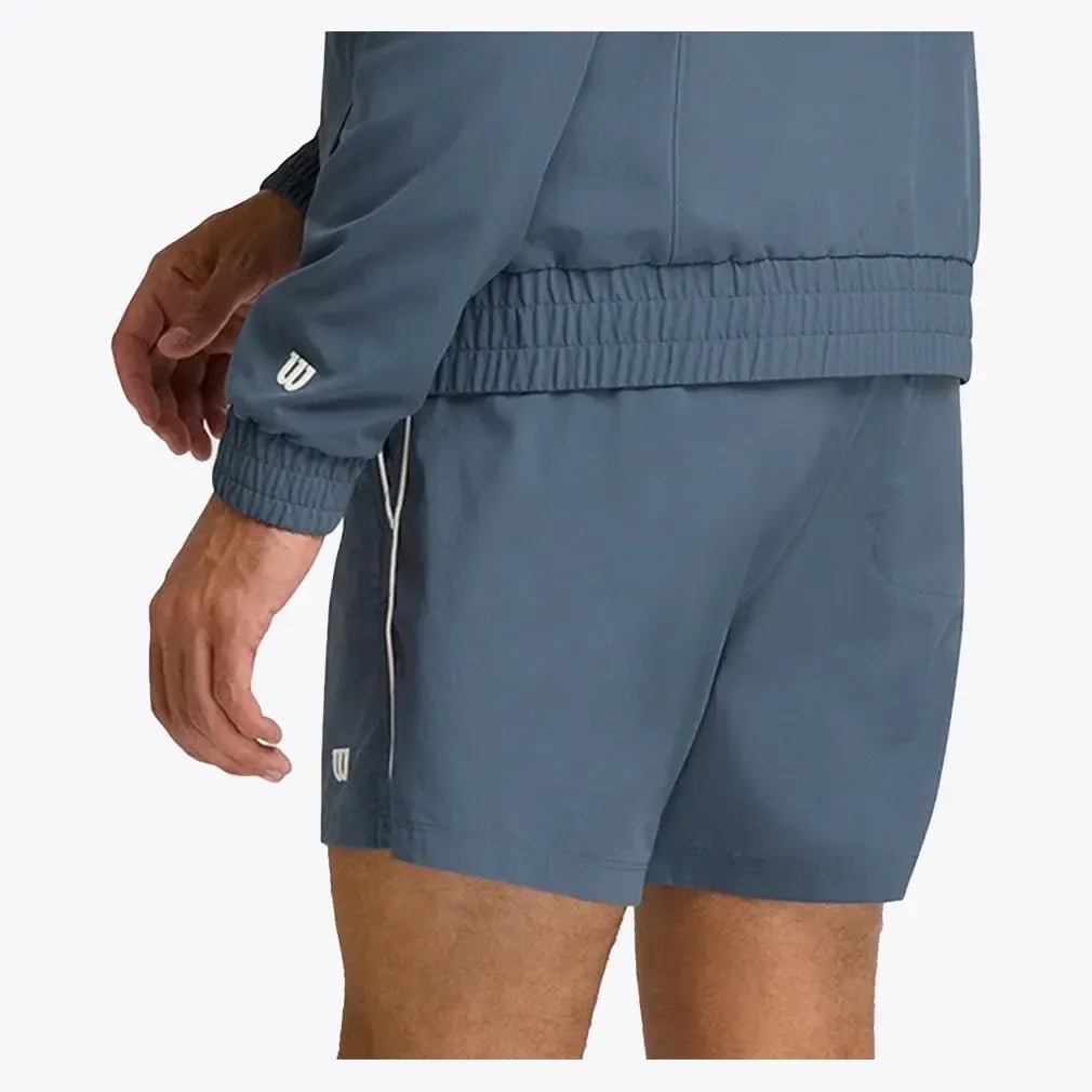 Men's 6 inch Unlined Volley Tennis Shorts Slate BlueTienda Tennis