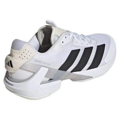 Men's Adizero Ubersonic 5 Tennis Shoes White and Core BlackTienda Tennis