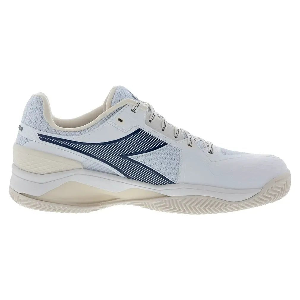 Men's Blueshield Torneo 3 Clay Tennis Shoes Whisper White and Ensign BlueTienda Tennis
