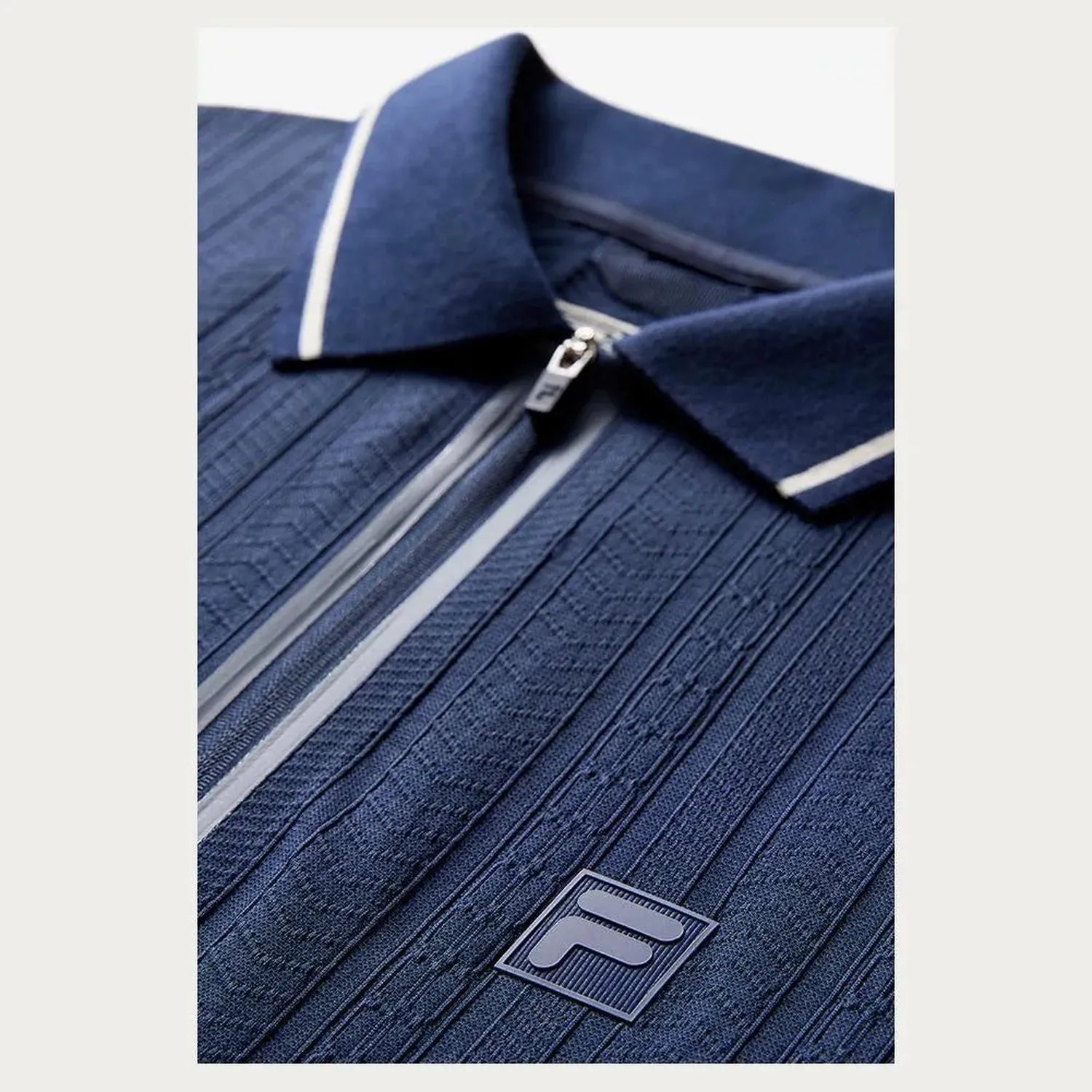 Mens Challenger Cable Zip Tennis PoloTienda Tennis