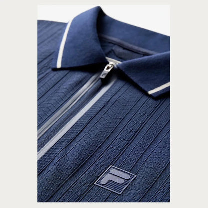 Mens Challenger Cable Zip Tennis PoloTienda Tennis